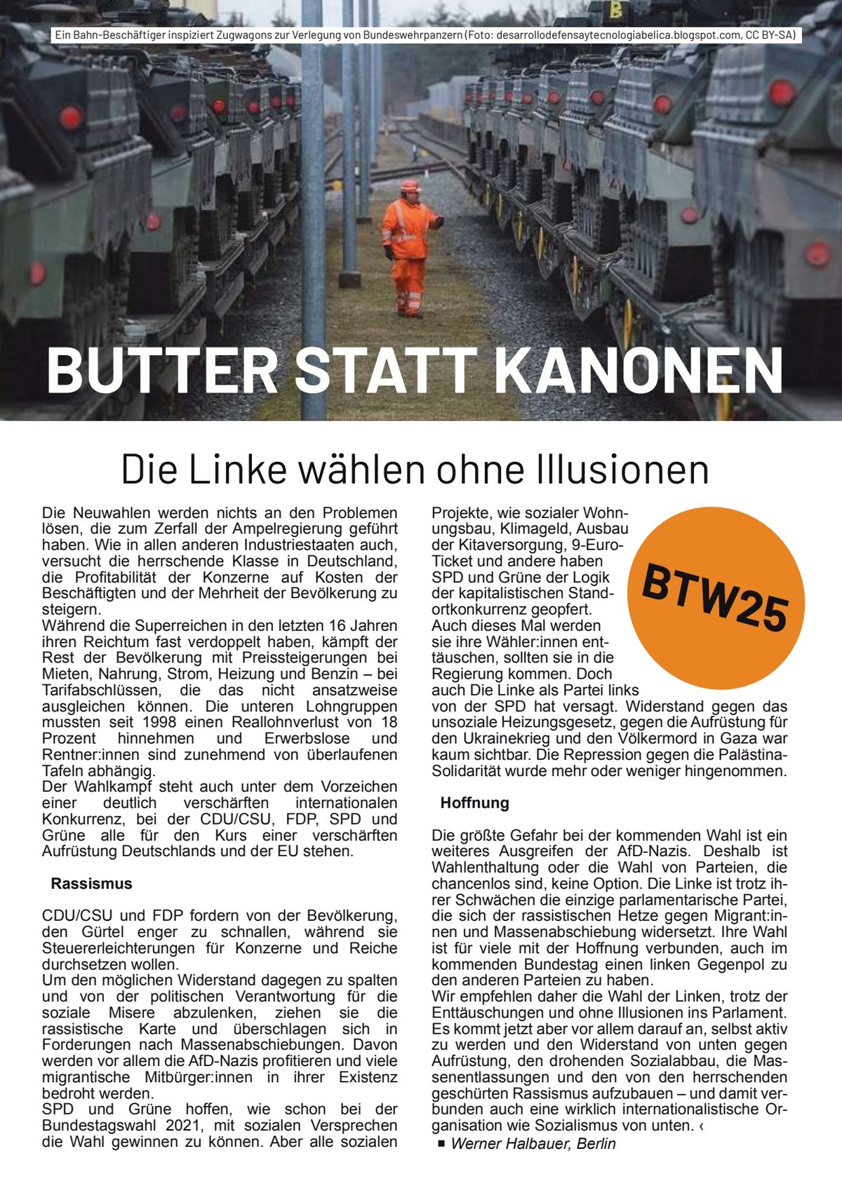 Wahlzeitung Berlin, Sozialismus von unten, September 2026 digital