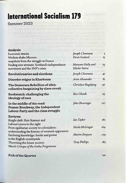 International Socialism Journal