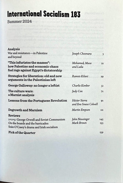 International Socialism Journal