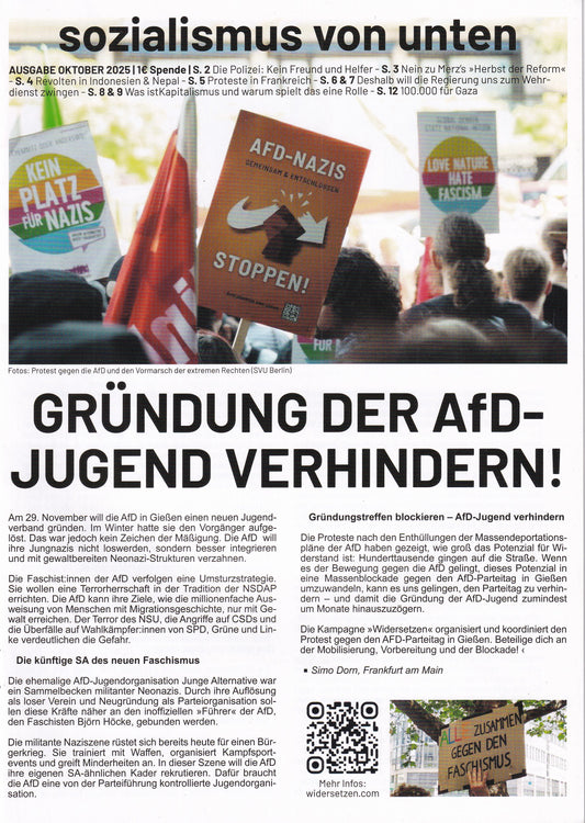 Zeitung Oktober 25