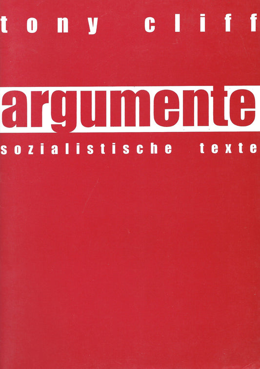 Argumente. Sozialistische Texte