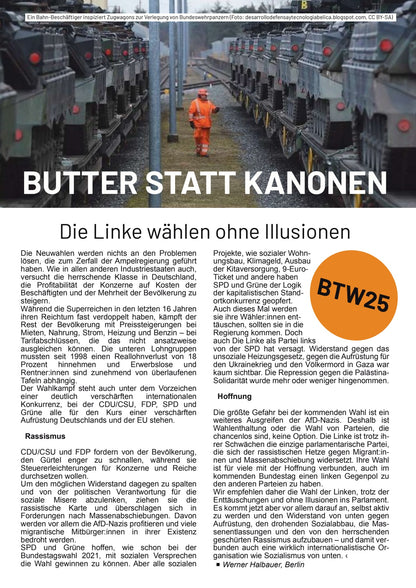 Wahlzeitung Berlin, Sozialismus von unten, September 2026 digital
